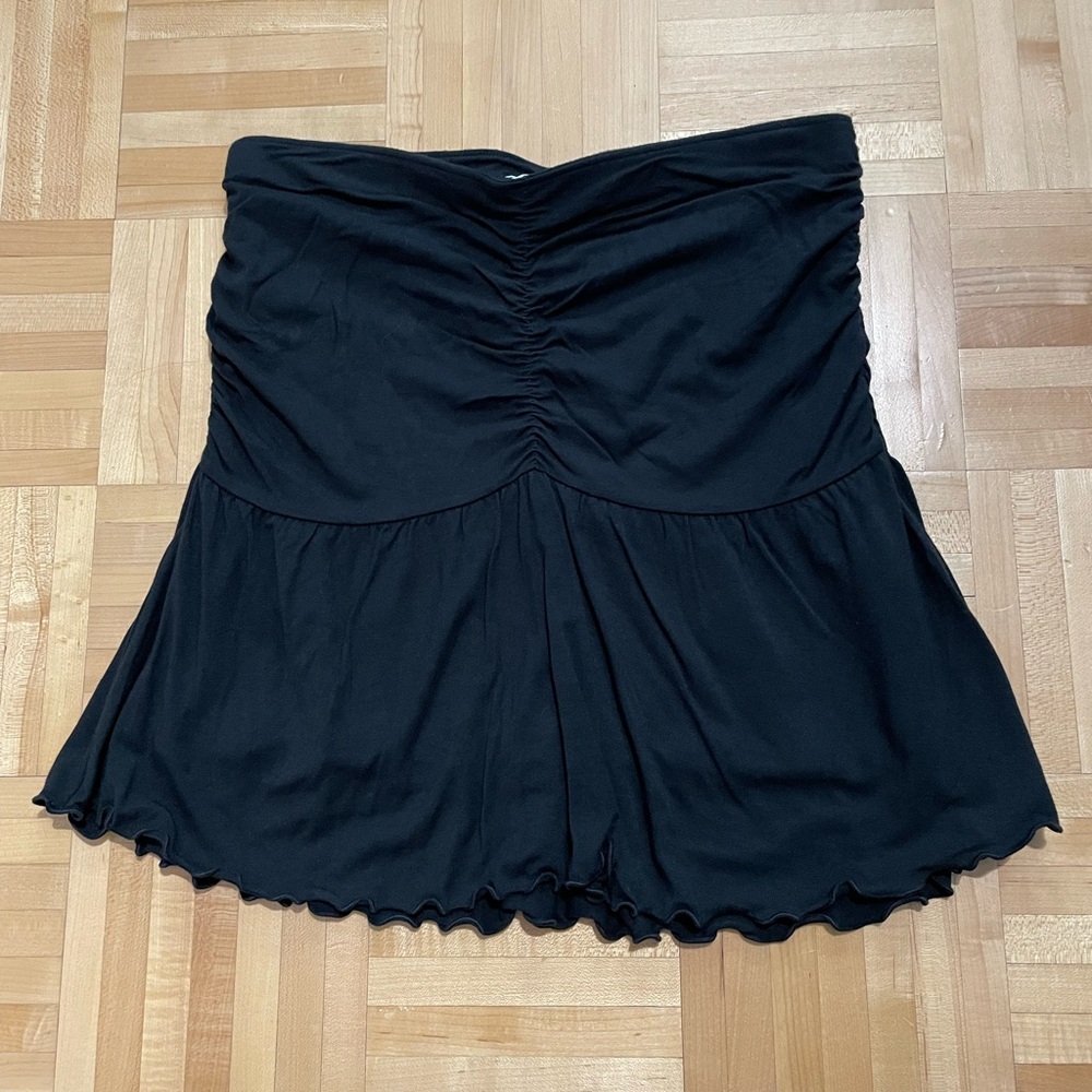 Hollister Black Mini Skirt/ Tub Top